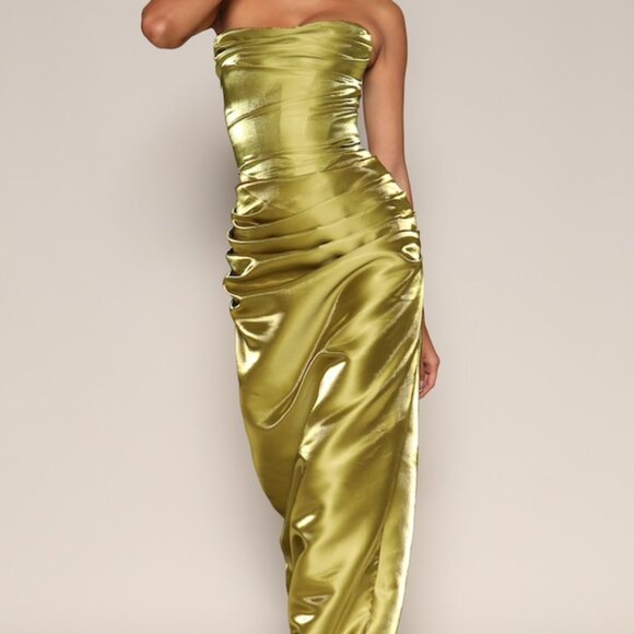 Green Corset Gown - Picture 1 of 5